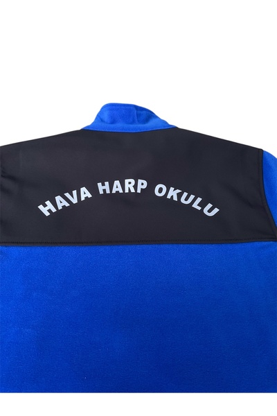 kho military design Hava Harp Okulu Mavi Polar Mont Unisex (M Beden)