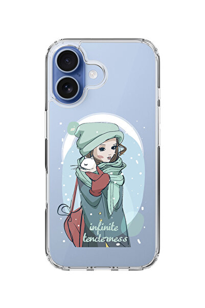 Stylizedd جراب MagSafe كلاسيكي شفاف لهاتف iPhone 17، غطاء شفاف ناعم هجين - رق...