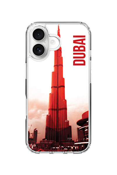 Stylizedd جراب ماج سيف كلاسيكي شفاف لهاتف آيفون 17، غطاء شفاف هجين - دبي - طب...