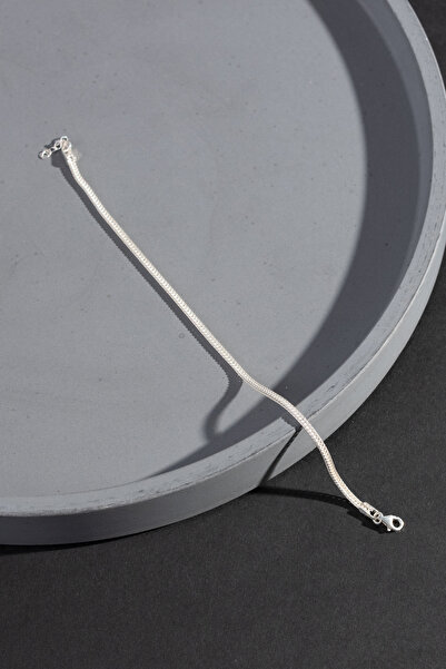 esdika 1.6MM TİLKİ KUYRUĞU GÜMÜŞ BİLEKLİK • 925 AYAR GÜMÜŞ • PREMİUM STERLİNG SİLVER