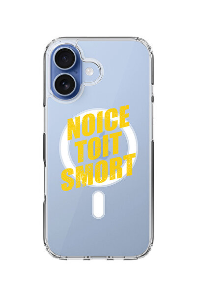 Stylizedd جراب MagSafe كلاسيكي شفاف لهاتف iPhone 17، غطاء شفاف ناعم هجين - No...