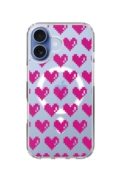 Stylizedd جراب MagSafe كلاسيكي شفاف لهاتف iPhone 17، غطاء شفاف ناعم هجين - Pi...