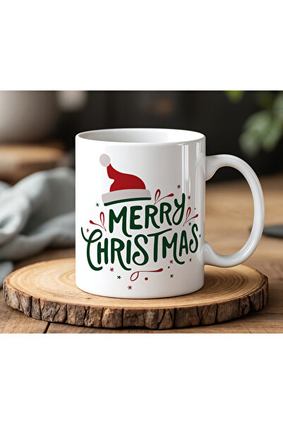 BB TRADE طقم هدايا عيد الميلاد مكون من كوب سيراميك مطبوع بتصميم عيد الميلاد س...