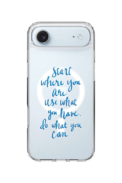 Stylizedd جراب MagSafe كلاسيكي شفاف لهاتف iPhone Air، غطاء شفاف ناعم هجين - ا...