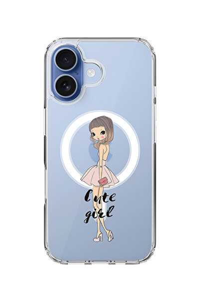 Stylizedd جراب MagSafe كلاسيكي شفاف لهاتف iPhone 17، غطاء شفاف ناعم هجين - فت...