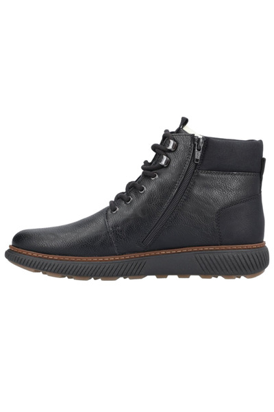 Rieker Casual boots, men, RIEKER, B3342-00 black, -leather 41