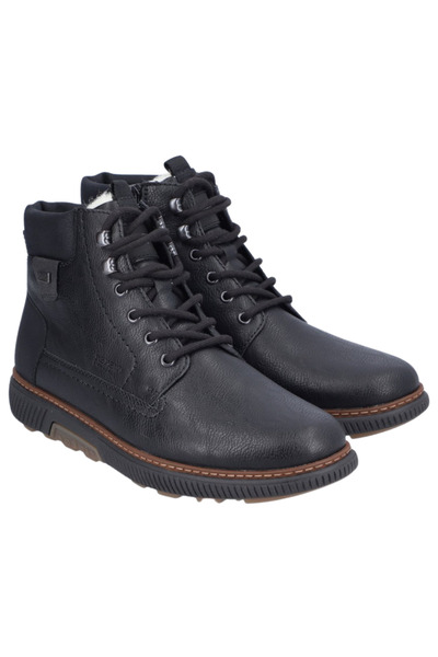 Rieker Casual boots, men, RIEKER, B3342-00 black, -leather 41