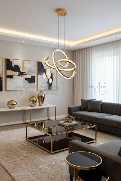 Modelight PALM LEDLİ SARKIT - SALON-OTURMA-ÇOCUK-YEMEK-YATAK ODASI-ANTRE-MUTFAK