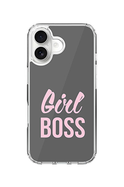 Stylizedd جراب MagSafe كلاسيكي شفاف لهاتف iPhone 17، غطاء شفاف هجين - Girl Bo...