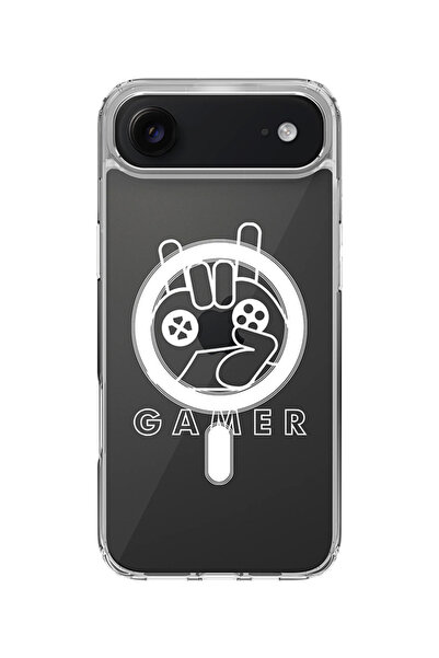 Stylizedd جراب MagSafe كلاسيكي شفاف لهاتف iPhone Air، جراب هجين ناعم مرن شفاف...