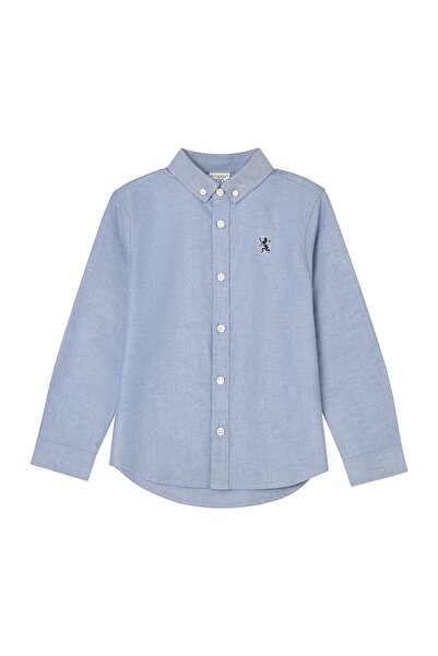 Giordano قميص أكسفورد بقصّة عادية للصغار