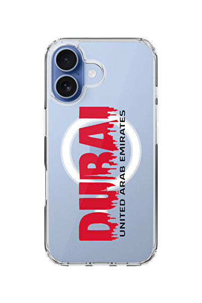 Stylizedd جراب ماج سيف كلاسيكي شفاف لهاتف آيفون 17، غطاء هجين ناعم شفاف - دبي...