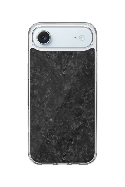 Stylizedd جراب MagSafe كلاسيكي شفاف لهاتف iPhone Air، غطاء شفاف هجين - أسود ب...