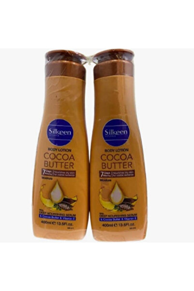 SILKEEN لوشن الجسم بزبدة الكاكاو (400 مل × 2 قطعة) × 10