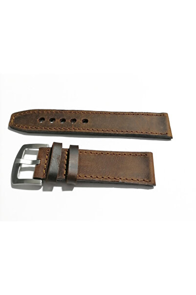FADO Genuine Grey Leather Watch Band Compatible with Every Watch 22 mm (291)