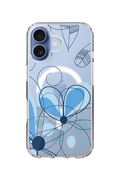 Stylizedd جراب MagSafe كلاسيكي شفاف لهاتف iPhone 17، جراب هجين ناعم مرن شفاف ...