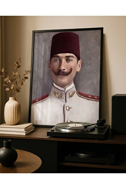 fuart.co Atatürk Harbiyeli Portre Dijital Baskı Poster (Çerçevesiz)