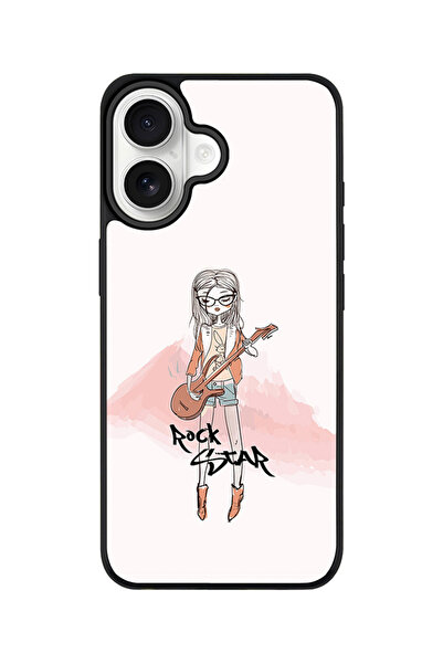 Stylizedd جراب iPhone 17، [متوافق مع MagSafe] جراب هاتف مغناطيسي رفيع لهاتف iPhone 17 - Rockstar Girl