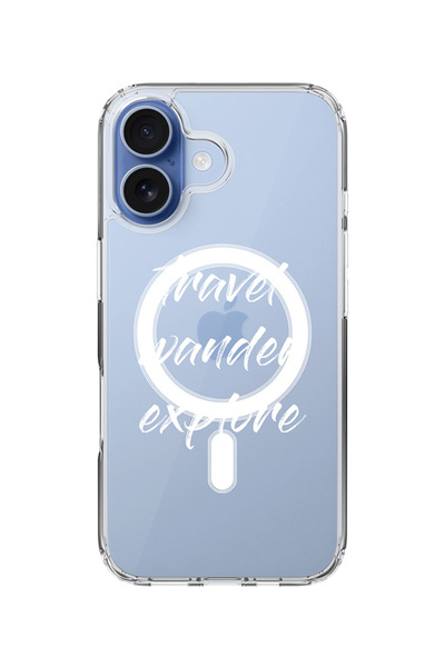 Stylizedd جراب MagSafe كلاسيكي شفاف لهاتف iPhone 17، غطاء شفاف ناعم هجين - Tr...