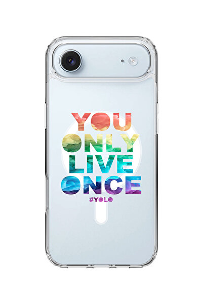 Stylizedd جراب MagSafe كلاسيكي شفاف لهاتف iPhone Air، جراب هجين ناعم مرن شفاف...