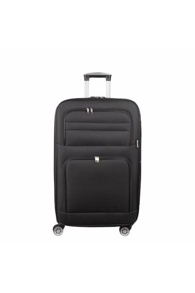 OEM Troler de călătorie mic, Naimeed D5992, 4 roți, material textil, încuietoare cu cod, negru, 37x24x55cm