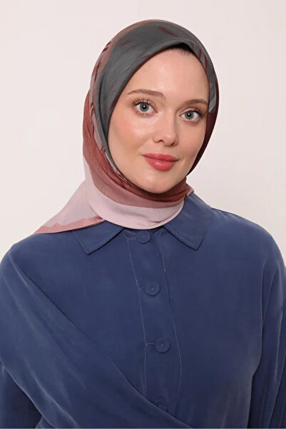 LuvenSara وشاح فلورا - ناعم كالبودرة