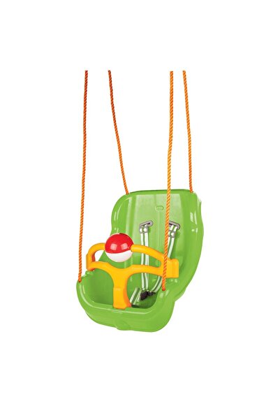 PİLSAN Large swing for children Big Swing Green with removable bumper, ball with rattle,