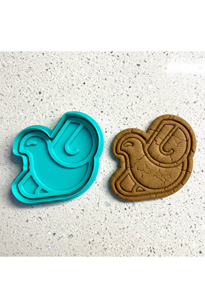 Craftelle Stilize Dove Cookie Mold and Stamp Set |   Peace Bird, Sugar Dough, Clay, Dough Sculpting
