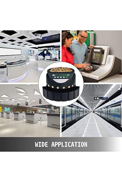 Fipka آلة فرز وفرز العملات الإلكترونية مع شاشة LED متعددة الوظائف مكونة من 7 أرقام