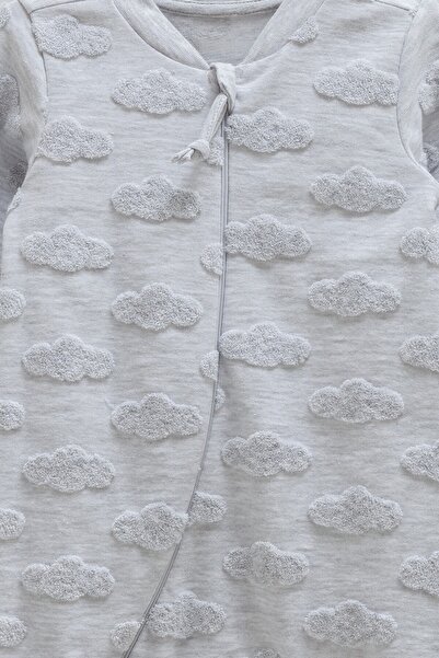 Caramell 1 Tog Baby Children's Sleeping Bag with Cloud Pattern