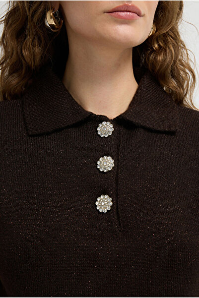 adL Erkek Yaka Triko Kazak