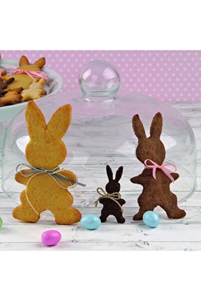 Dr. Oetker Set de 3 forme pentru tort cu iepuri Dr.Oetker 1876, 3 dimensiuni, oțel inoxidabil, argintiu