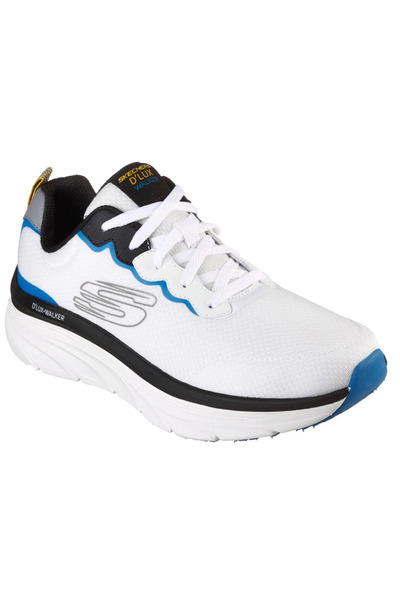 SKECHERS Men's Athletic Shoes D'Lux Walker Scrambler White Size 42 EU