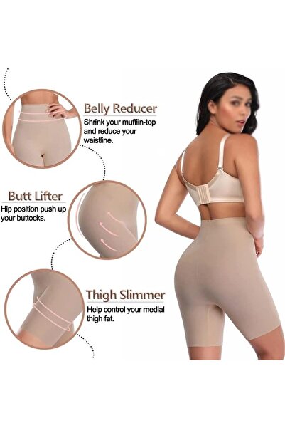 vitpharma Women's High Waisted Shorts Seamless Invisible Undergarment Underwear