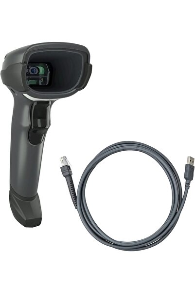 Zebra Technologies ماسح باركود سلكي محمول باليد Zebra DS4608-SR أحادي/ثنائي الأبعاد (أسود)