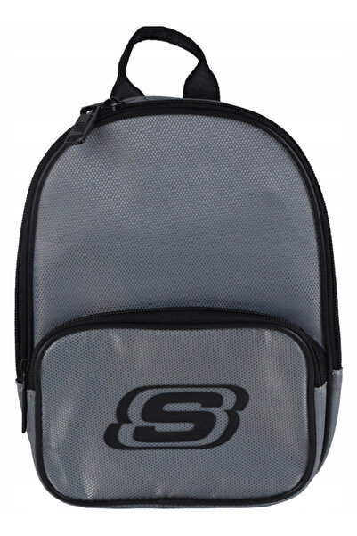 SKECHERS Unisex Compact Gray Star Backpack - Durable & Stylish School/Work Bag
