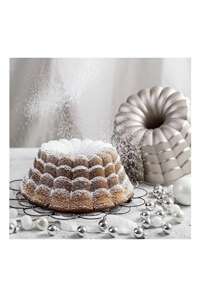 Dr. Oetker Baking dish Dr.Oetker Floral 2551, 24 cm, Round, Cast aluminum, Silver