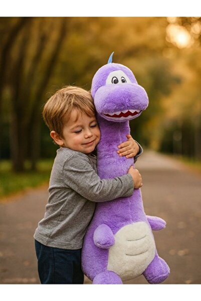 NUNU Kucaklanası Uyku Arkadaşı-Dev Uyku Arkadaşı Dino – 70 cm Peluş Oyuncak