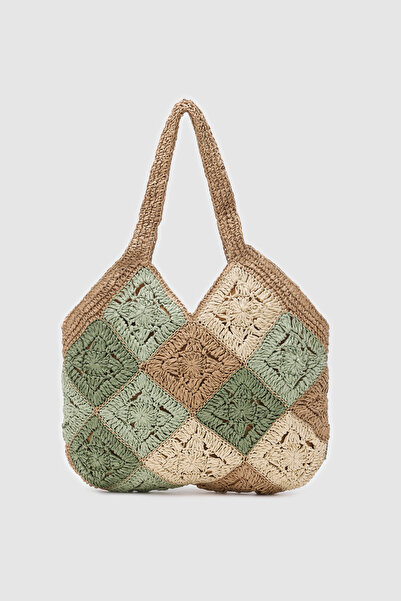 OGGO Hasır Omuz Çantası