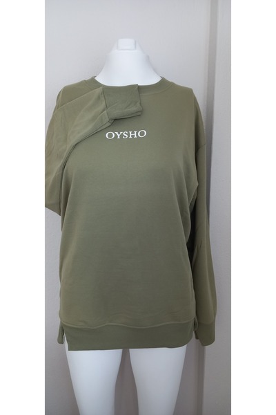 LOGO Ara Boy Düz Logolu Tunik HAKİ