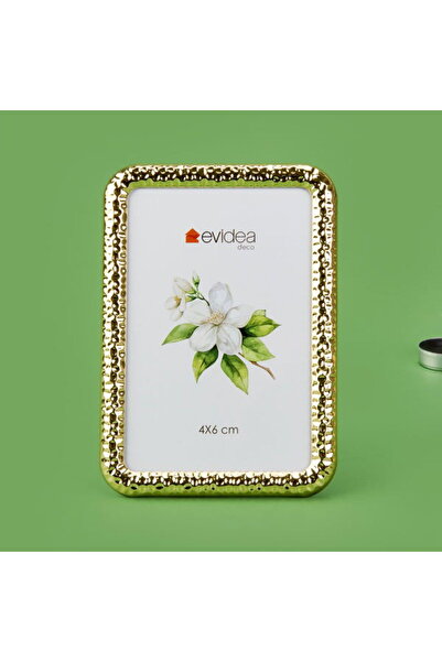 Evidea Deco Siena Metal Fotoğraf Çerçevesi - Gold - 10x15 cm