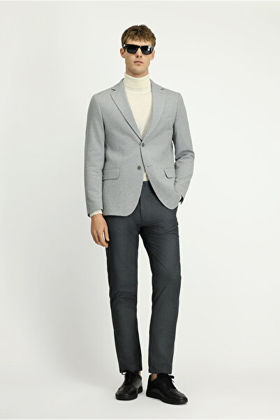 Kiğılı Regular Fit Micro Pattern Classic Jacket