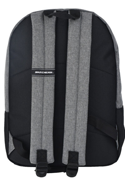 SKECHERS Weekend Backpack - Large Grey Unisex School & Travel Bag