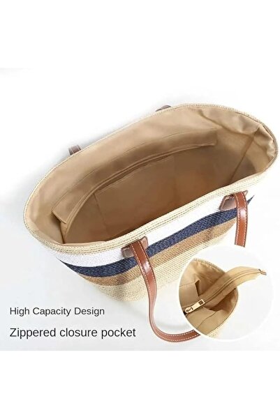 Amayras Fashion Loft Woven Beach Straw Bags For Women