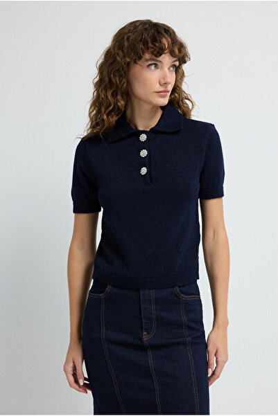 adL Erkek Yaka Triko Kazak