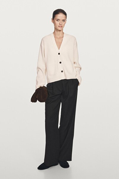 Massimo Dutti Cepli %100 yün triko hırka