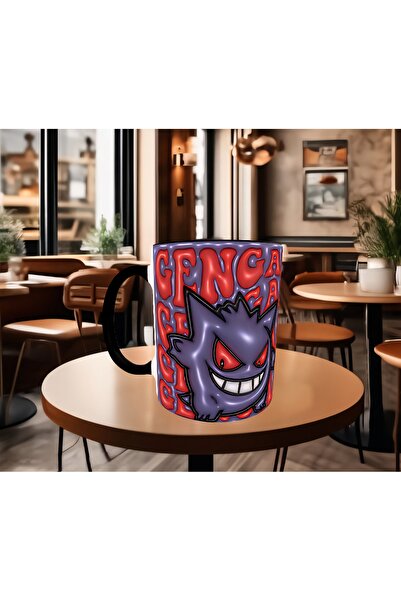 Mugs and love GENGAR POKEMON baskı hediyelik kaliteli porselen kupa