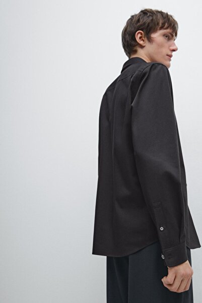 Massimo Dutti Pamuk karışımlı regular fit gömlek