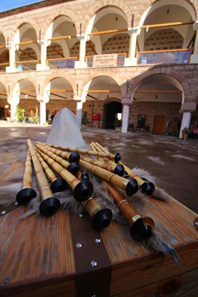 NEY ,kelimeyi tevhid yazılı Mansur sol el yukarı kılıfı ve bakım yağı hediye