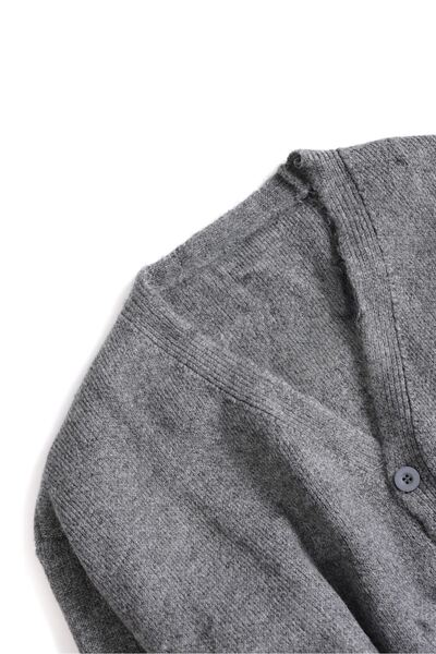 no7man Lorven Gray Cardigan